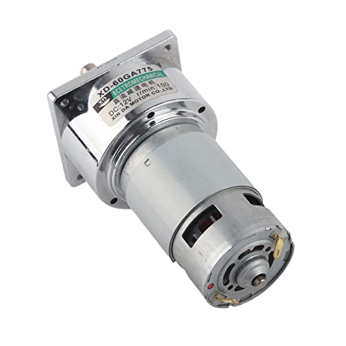 Klanata DC12V/24 V 35W Mini DC Gear Motorverschiebung Einstellbarer großer Motor CW CCW Drehung DIY Robotik, Automatisierungsprojekte Hobbyisten, Ingenieure (12v100 Reb) von Klanata