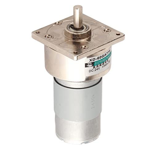 Klanata DC12V/24 V 35W Mini DC Gear Motorverschiebung Einstellbarer großer Motor CW CCW Drehung DIY Robotik, Automatisierungsprojekte Hobbyisten, Ingenieure (24v30 rev) von Klanata