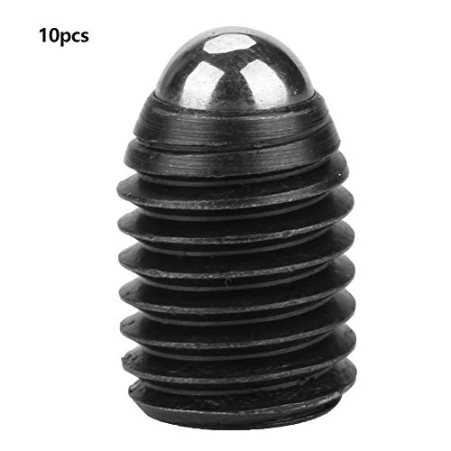 Klanata Federkloper Set Schraubengewindekugelkugel Sechskant Kohlenstoffstahl für mechanische Geräte (M12*16 (10pcs)) von Klanata