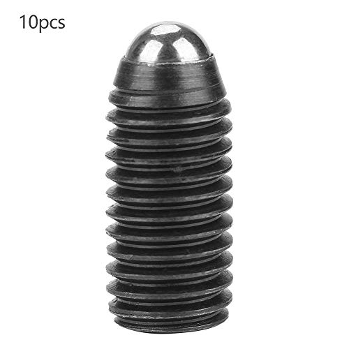 Klanata Federkloper Set Schraubengewindekugelkugel Sechskant Kohlenstoffstahl für mechanische Geräte (M12*25 (10pcs)) von Klanata