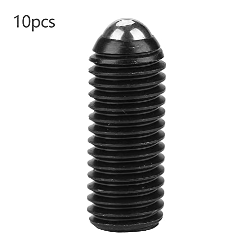 Klanata Federkloper Set Schraubengewindekugelkugel Sechskant Kohlenstoffstahl für mechanische Geräte (M12*30 (10pcs)) von Klanata