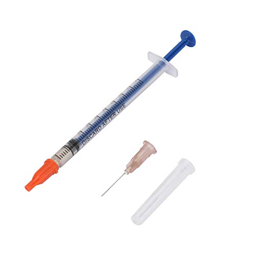 Klanata Leitfähiger Silberpaste Spritzendrahtklebstoffpaste für Tastaturpcer Reparatur -Elektronikschaltkartonleiter (0,1 ml) von Klanata