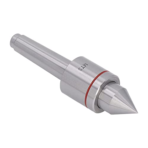 Klanata Live Revolving Center MT3 Drehstöcke Zentrum - 60 -Grad -Mittelwinkel erweiterte Spindel, stabil für CNC, 0,0002 Zoll / 0,005 mm Präzision von Klanata