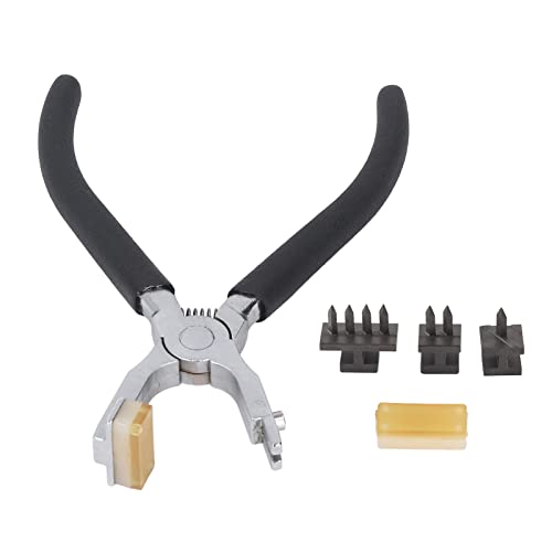 Leiser Lederlocher, Doppelhebel-Rhombus-Schneidstanzer mit komfortablem Griff für die DIY-Lederverarbeitung Leiser Lederlocher, Doppelhebel-Rhombus-Schneidstanzer mit komfortablem Griff für die DIY-Lederverarbeitung von Klanata