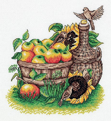 Klart 8-344 Kreuzstichset, Mehrfarbig, 21x22cm von PANNA