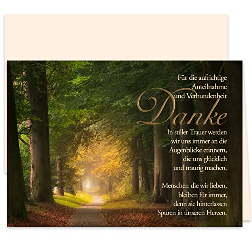 Klasse 10 Dankeskarten Trauer mit Text und Umschlag Dankeskarte Klappkarten Trauerkarten Danksagungskarten Kondolenzkarten Dankeschön Trauertrennung Kondolenzkarte Stilvolles Waldmotiv mit Text Klasse 10 Dankeskarten Trauer mit Text und Umschlag Dankeskarte Klappkarten Trauerkarten Danksagungskarten Kondolenzkarten Dankeschön Trauertrennung Kondolenzkarte Stilvolles Waldmotiv mit Text von Klasse