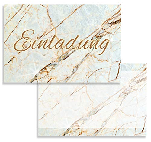 Klasse Einladungskarten mit Umschlägen 10 er Set 2 seitig Marmor hochwertig Einladung Geburtstag Feier Jubiläum 20 30 40 50 60 70 80 Hochzeit Geburtstagsfeier Einladungskarte beige elegant Klasse Einladungskarten mit Umschlägen 10 er Set 2 seitig Marmor hochwertig Einladung Geburtstag Feier Jubiläum 20 30 40 50 60 70 80 Hochzeit Geburtstagsfeier Einladungskarte beige elegant von Klasse