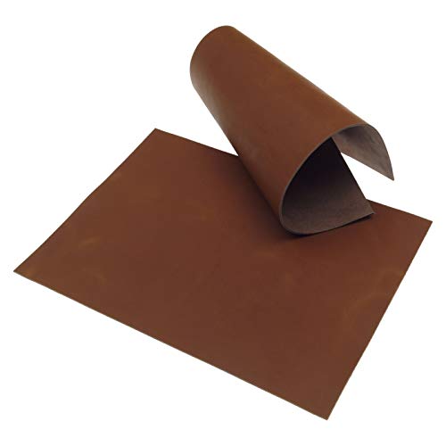 Klassen Leder AIX Rindsleder 2,2 mm Dick Cognac Pull-Up Nr. 14 (148 x 210 mm, 1 x A5) von Klassen Leder AIX