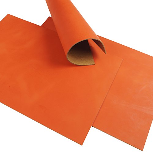 Klassen Leder AIX Rindsleder 2,3 mm Dick Orange Pull-Up Design Nr. 103 (297 x 420 mm, 1 x A3) von Klassen Leder AIX