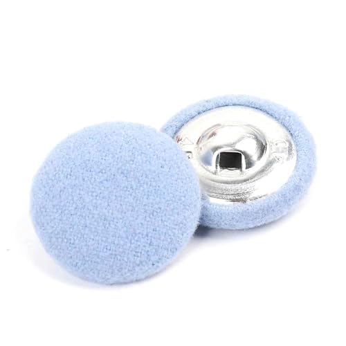 10pcs Metallknöpfe Pilzknopf dekorative Knöpfe, Hellblau, 15mm 10pcs Metallknöpfe Pilzknopf dekorative Knöpfe, Hellblau, 15mm von Klauer