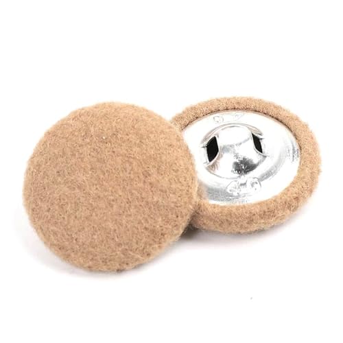 10pcs Metallknöpfe Pilzknopf dekorative Knöpfe, Khaki, 20mm 10pcs Metallknöpfe Pilzknopf dekorative Knöpfe, Khaki, 20mm von Klauer