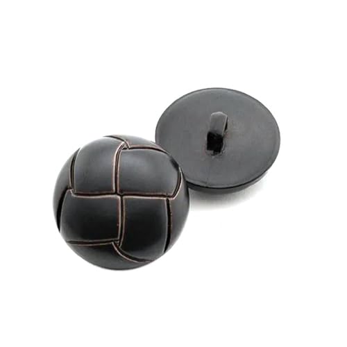 10pcs runde Knöpfe Imitation Lederknöpfe Plastikknöpfe, Schwarz, 28mm 10pcs runde Knöpfe Imitation Lederknöpfe Plastikknöpfe, Schwarz, 28mm von Klauer