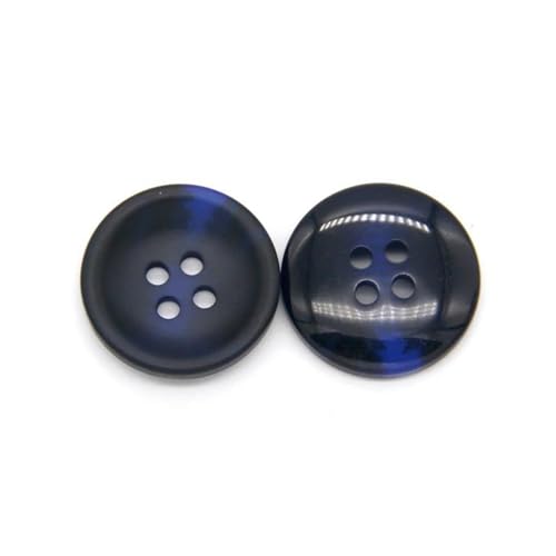 15-25mm Imitation Hornknöpfe Mantelnähte Knöpfe, Blau, 20mm 15pcs von Klauer