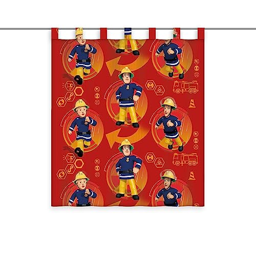 Herding Vorhang, Feuerwehrmann Sam, Polyester, Mehrfarbig/Transparent, 140 x 160 cm Herding Vorhang, Feuerwehrmann Sam, Polyester, Mehrfarbig/Transparent, 140 x 160 cm von Herding