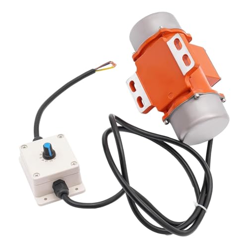 Kleagary 60W Beton Vibrationsmotor, 9-Gang AC 110V 3600rpm Beton Motor, Legierungsgehäuse Beton Kleagary 60W Beton Vibrationsmotor, 9-Gang AC 110V 3600rpm Beton Motor, Legierungsgehäuse Beton von Kleagary