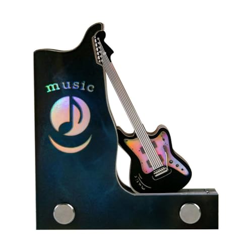 Kleagary Dreidimensionales 3D-Notizpapier für E-Gitarre, Instrument, multifunktionaler Stifthalter Kleagary Dreidimensionales 3D-Notizpapier für E-Gitarre, Instrument, multifunktionaler Stifthalter von Kleagary