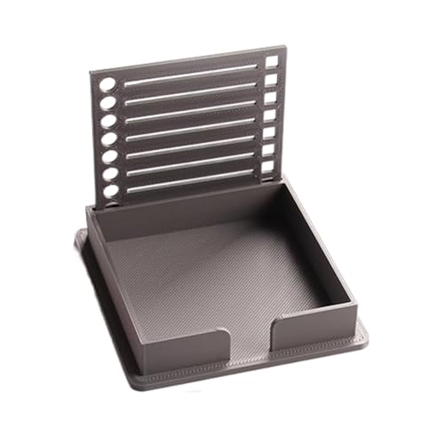 Kleagary Haftnotizhalter mit Schablone, Haftnotizspender, kompatibel mit Notizen, Notiz-Organizer für Notizblock, B Kleagary Haftnotizhalter mit Schablone, Haftnotizspender, kompatibel mit Notizen, Notiz-Organizer für Notizblock, B von Kleagary