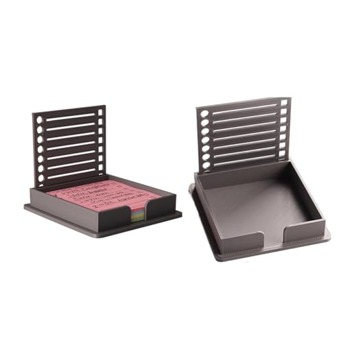 Kleagary Haftnotizhalter mit Schablone, Haftnotizspender, kompatibel mit Notizen, Notiz-Organizer für Notizblock, C Kleagary Haftnotizhalter mit Schablone, Haftnotizspender, kompatibel mit Notizen, Notiz-Organizer für Notizblock, C von Kleagary
