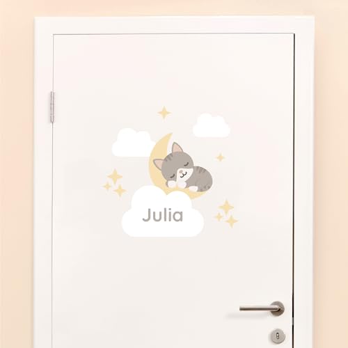 Klebekerlchen - Tür-Sticker für dein Kinderzimmer - Kätzchen von Klebekerlchen