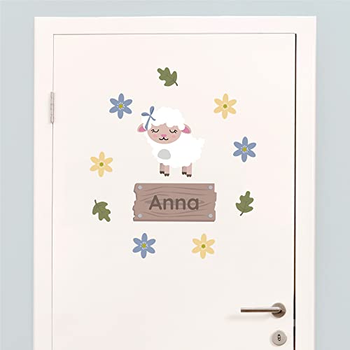 Klebekerlchen - Tür-Sticker für dein Kinderzimmer - Schaf von Klebekerlchen