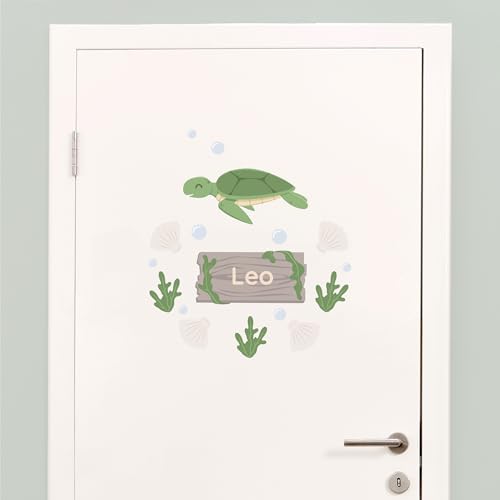 Klebekerlchen - Tür-Sticker für dein Kinderzimmer - Schildkröte von Klebekerlchen