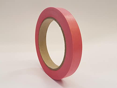 10 mm x 50 m Pink Washi-Tape Masking Tape Klebeband Reispapier japanisches Washi-Klebeband Abdeckband dekoratives Klebeband für Handwerk Tape Art Deko (10mm x 50m, Pink) von Klebeland