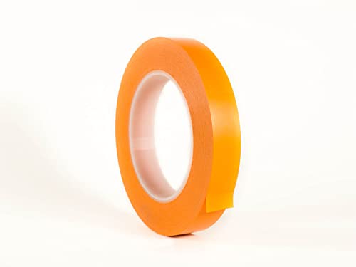 12 mm x 55 m Fineline Konturenband Zierlinienband Finelineband hochwertiges Klebeband lackieren Airbrush Masking Tape Fineline Tape Orange oder Grün (12mm x 55m, orange) von Klebeland