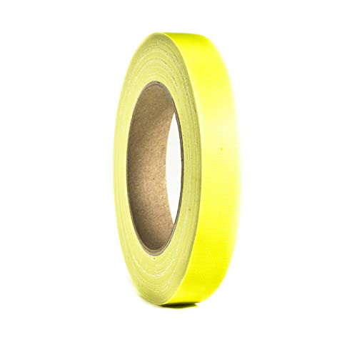 19 mm x 25 m Neon Gelb Gewebeband Fluoreszierendes Klebeband Schwarzlicht Gaffa Tape/Leuchtband für Parteien Kunst Handwerk Dekorationen/Industrie (19mm x 25m, Neongelb) 19 mm x 25 m Neon Gelb Gewebeband Fluoreszierendes Klebeband Schwarzlicht Gaffa Tape/Leuchtband für Parteien Kunst Handwerk Dekorationen/Industrie (19mm x 25m, Neongelb) von dutis