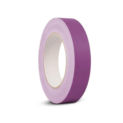 3x Gewebeband Panzerband 25mm x 25m Lila Panzertape Klebeband Gaffa Tape Matt und reflexionsfrei (25 mm x 25 m, Lila) von Klebeland