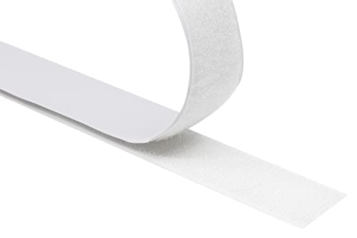 KLEBERINO Klettband selbstklebend | Hakenband und Flauschband | Klettverschluss zum Kleben | Hohe Verschlusskraft in Industriequalität (weiß, 10mm x 3m) von Kleberino