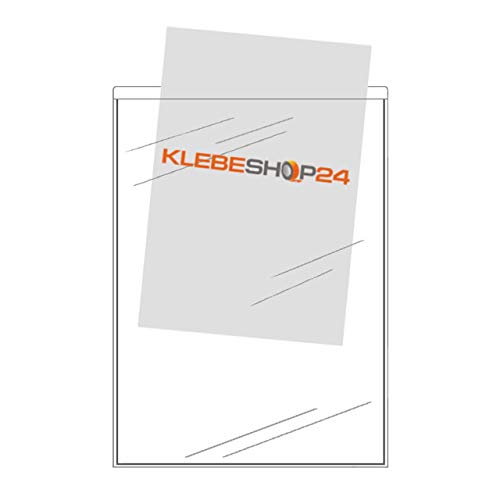 KLEBESHOP24 SELBSTKLEBENDE SICHTHÜLLEN | Schmale Seite offen | DIN A7 | 100 Stück KLEBESHOP24 SELBSTKLEBENDE SICHTHÜLLEN | Schmale Seite offen | DIN A7 | 100 Stück von KLEBESHOP24