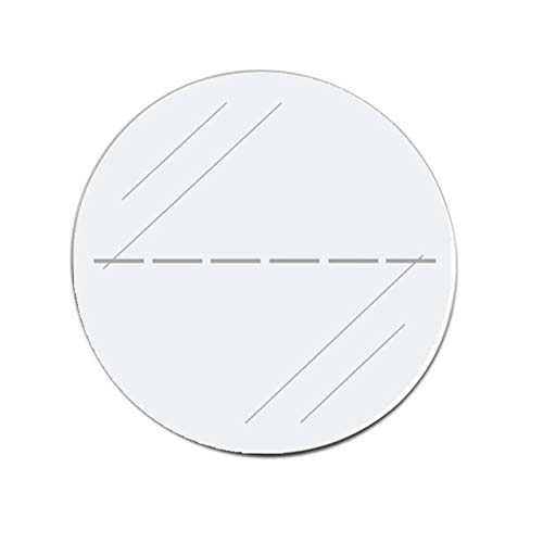 Verschlusspunkte perforiert | Selbstklebend | Transparent | Durchmesser & Menge wählbar | Siegeletiketten / 20 mm 5000 Stück von KLEBESHOP24