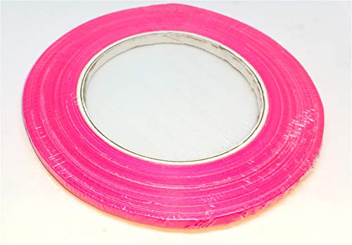 Klebetape.de NEON KLEBEBAND GAFFA 5mm X 25m matt fluoreszierend Pink von Klebetape.de