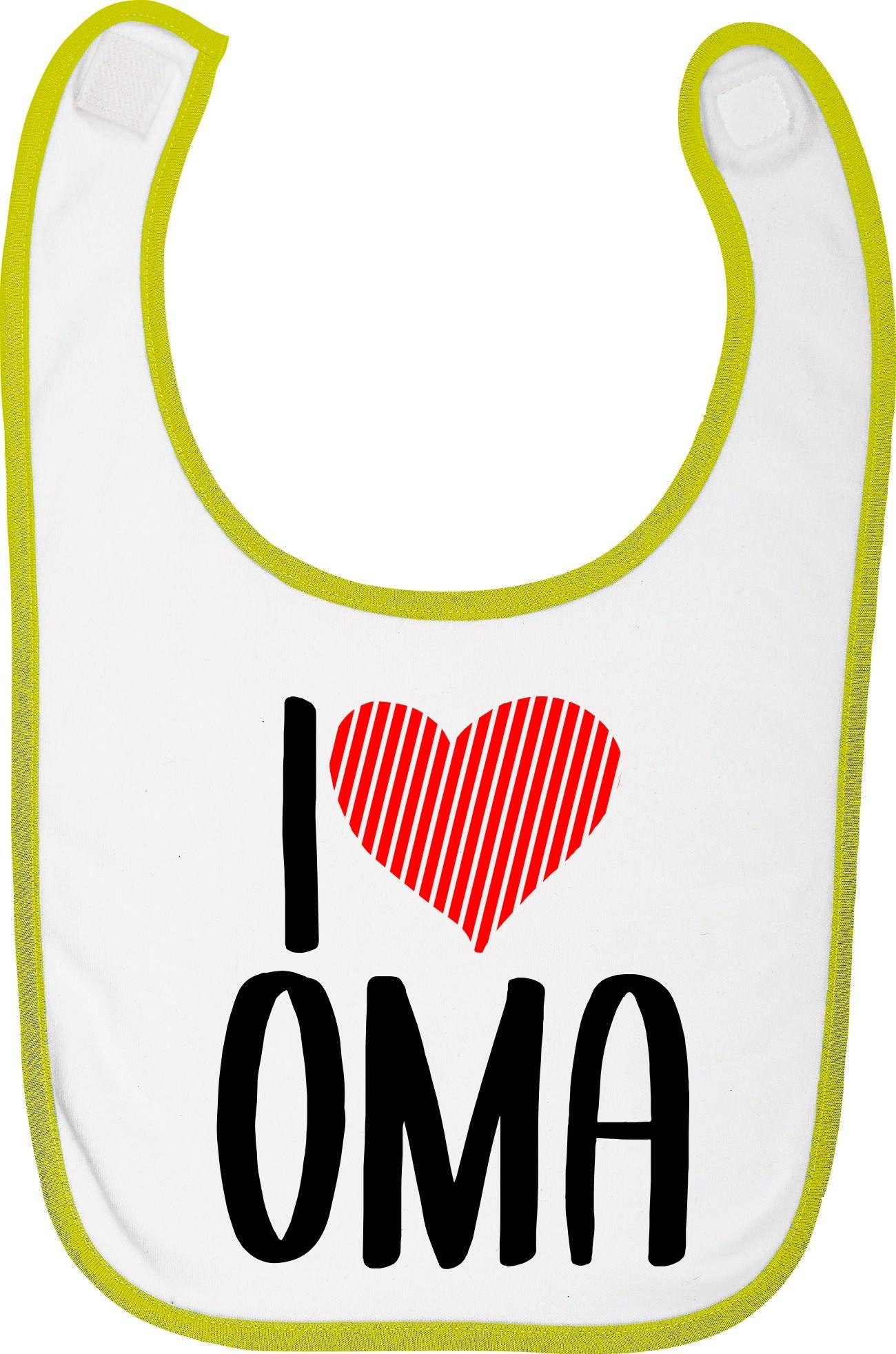 Baby Latz "I Love Oma" Lätzchen Baby Latz "I Love Oma" Lätzchen von Kleckerliese