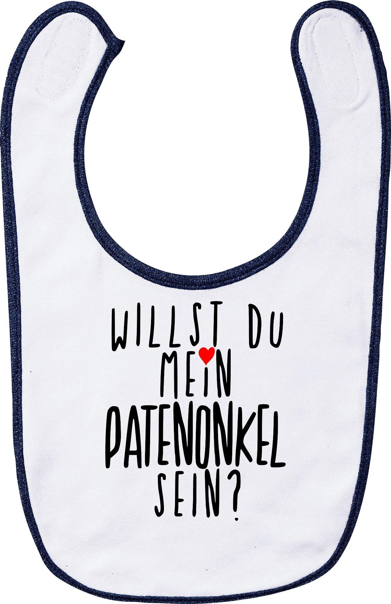 Baby Latz "Willst Du Mein Patenonkel Sein?" Baby Latz "Willst Du Mein Patenonkel Sein?" von Kleckerliese