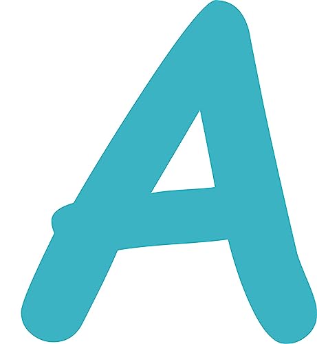 Kleckerliese Alphabet Buchstaben 20cm selbstklebende Aufkleber Wand Fenster Tür Boote Auto Kinderzimmer STICKER A - Höhe 20cm, Farbe Türkis Kleckerliese Alphabet Buchstaben 20cm selbstklebende Aufkleber Wand Fenster Tür Boote Auto Kinderzimmer STICKER A - Höhe 20cm, Farbe Türkis von Kleckerliese