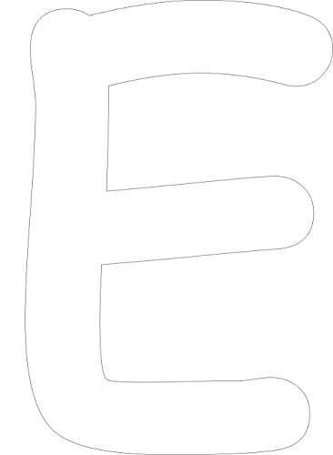 Kleckerliese Alphabet Buchstaben 4cm selbstklebende Aufkleber Wand Fenster Tür Boote Auto Kinderzimmer STICKER E - Höhe 4cm, Farbe Weiß Kleckerliese Alphabet Buchstaben 4cm selbstklebende Aufkleber Wand Fenster Tür Boote Auto Kinderzimmer STICKER E - Höhe 4cm, Farbe Weiß von Kleckerliese