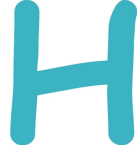 Kleckerliese Alphabet Buchstaben 4cm selbstklebende Aufkleber Wand Fenster Tür Boote Auto Kinderzimmer STICKER H - Höhe 4cm, Farbe Türkis Kleckerliese Alphabet Buchstaben 4cm selbstklebende Aufkleber Wand Fenster Tür Boote Auto Kinderzimmer STICKER H - Höhe 4cm, Farbe Türkis von Kleckerliese