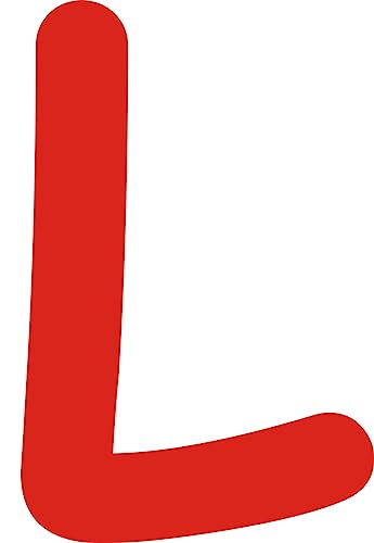 Kleckerliese Alphabet Buchstaben 6cm selbstklebende Aufkleber Wand Fenster Tür Boote Auto Kinderzimmer STICKER L - Höhe 6cm, Farbe Rot Kleckerliese Alphabet Buchstaben 6cm selbstklebende Aufkleber Wand Fenster Tür Boote Auto Kinderzimmer STICKER L - Höhe 6cm, Farbe Rot von Kleckerliese