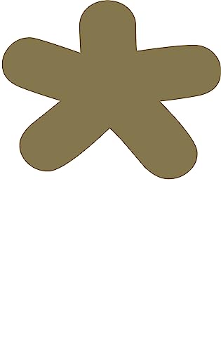 Kleckerliese Alphabet Zahlen Ziffern 12cm selbstklebende Aufkleber Wand Fenster Tür Boote Auto Kinderzimmer STICKER MAL - Höhe 12cm, Farbe Gold von Kleckerliese