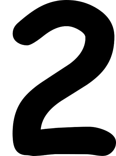 Kleckerliese Alphabet Zahlen Ziffern 20cm selbstklebende Aufkleber Wand Fenster Tür Boote Auto Kinderzimmer STICKER 2 - Höhe 20cm, Farbe Schwarz Kleckerliese Alphabet Zahlen Ziffern 20cm selbstklebende Aufkleber Wand Fenster Tür Boote Auto Kinderzimmer STICKER 2 - Höhe 20cm, Farbe Schwarz von Kleckerliese