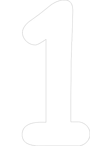 Kleckerliese Alphabet Zahlen Ziffern 28cm selbstklebende Aufkleber Wand Fenster Tür Boote Auto Kinderzimmer STICKER 1 - Höhe 28cm, Farbe Weiß Kleckerliese Alphabet Zahlen Ziffern 28cm selbstklebende Aufkleber Wand Fenster Tür Boote Auto Kinderzimmer STICKER 1 - Höhe 28cm, Farbe Weiß von Kleckerliese