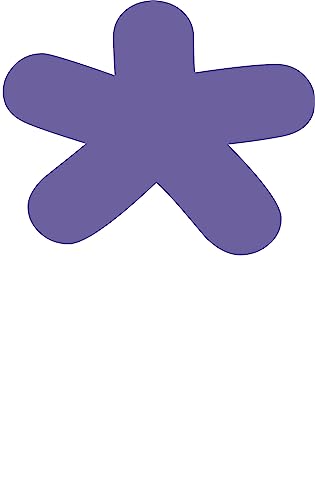 Kleckerliese Alphabet Zahlen Ziffern 30cm selbstklebende Aufkleber Wand Fenster Tür Boote Auto Kinderzimmer STICKER MAL - Höhe 30cm, Farbe Lila von Kleckerliese