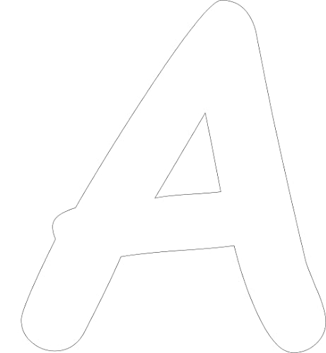 Kleckerliese Alphabet Buchstaben 6cm selbstklebende Aufkleber Wand Fenster Tür Boote Auto Kinderzimmer STICKER A - Höhe 6cm, Farbe Weiß Kleckerliese Alphabet Buchstaben 6cm selbstklebende Aufkleber Wand Fenster Tür Boote Auto Kinderzimmer STICKER A - Höhe 6cm, Farbe Weiß von Kleckerliese