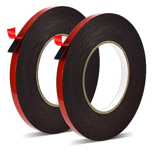 Kleemeiero 2 Stück Doppelseitiges Klebeband 10m x 10mm Extra Stark 3M Montageband Wasserdichtes Montageklebeband Schaumband klebestreifen für Wand und LED-Streifen, Auto, Wohn, Bürodekor und Außende Kleemeiero 2 Stück Doppelseitiges Klebeband 10m x 10mm Extra Stark 3M Montageband Wasserdichtes Montageklebeband Schaumband klebestreifen für Wand und LED-Streifen, Auto, Wohn, Bürodekor und Außende von Kleemeiero