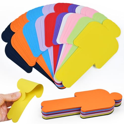 Kleemeiero 300 Stück Moderationskarten Bunt 20x8cm Metaplankarten Set Präsentationskarten Mensch 10 Farben Karten Moderationskoffer Karten Moderation Bunte Lehrerbedarf für Präsentation Vortrag von Kleemeiero