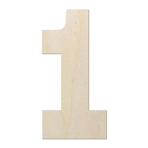Kleenes Traumhandel Holzbuchstaben Typ6 - Buchstabe aus Holz - Buchstaben für Türbeschriftung - Alphabet aus Holz (1, 450 mm) von Kleenes Traumhandel