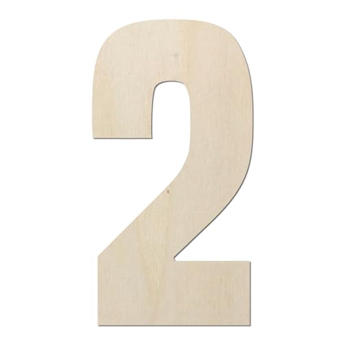 Kleenes Traumhandel Holzbuchstaben Typ6 - Buchstabe aus Holz - Buchstaben für Türbeschriftung - Alphabet aus Holz (2, 100 mm) von Kleenes Traumhandel