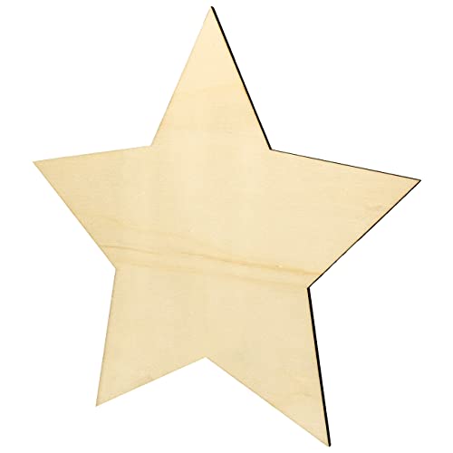 Kleenes Traumhandel Holzstern - Stern aus Holz - Wanddeko Stern - Sternscheiben - Sternform aus Holz für Geburtstag, Hochzeit, Dekoration - (ca. 20 cm, Stern Typ2) von Kleenes Traumhandel