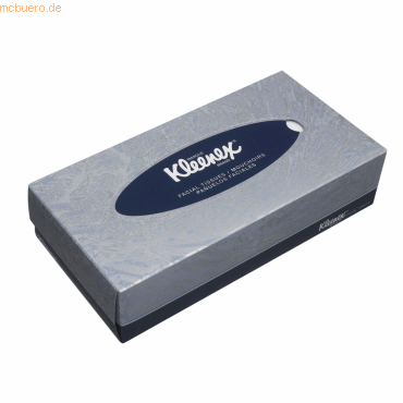 Kleenex Kosmetiktücherbox 2-lagig Zupfbox VE=100 Stück von Kleenex
